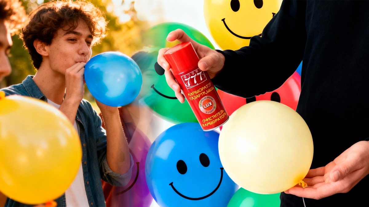 Веселящий газ и «карбик»: новая угроза среди подростков