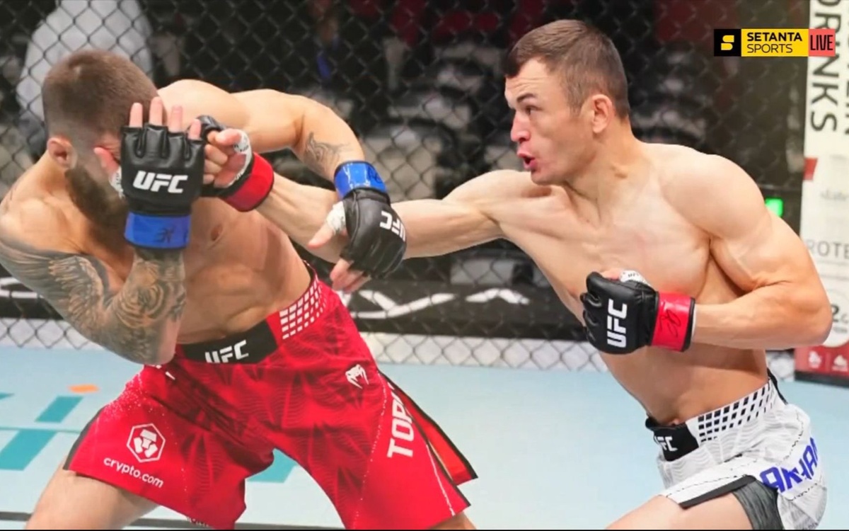 Казахстанец Бекзат Алмахан уступил сопернику на турнире UFC