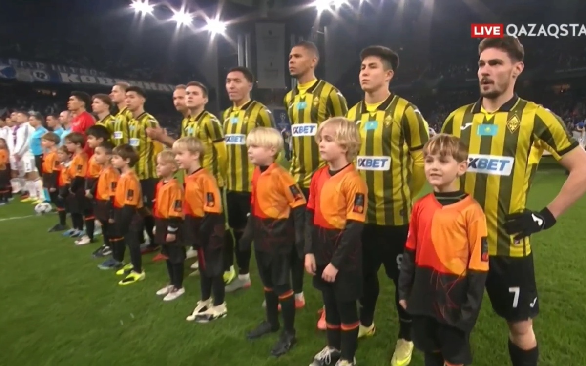 Первый тайм: «Кайрат» проигрывает футбольному клубу «Копенгаген» в Дании