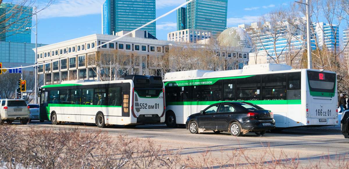 Три новых автобуса запустят в Астане