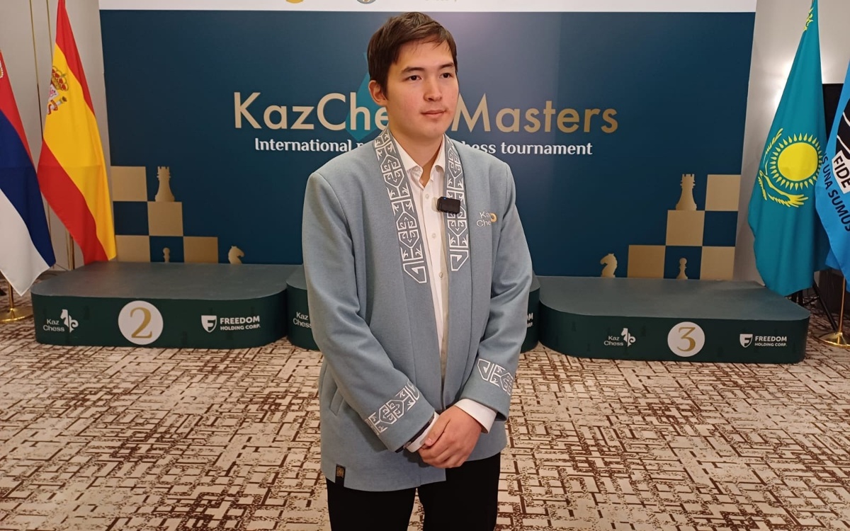 Казахстанец выиграл бронзу на престижном шахматном турнире KazChess Masters в Алматы