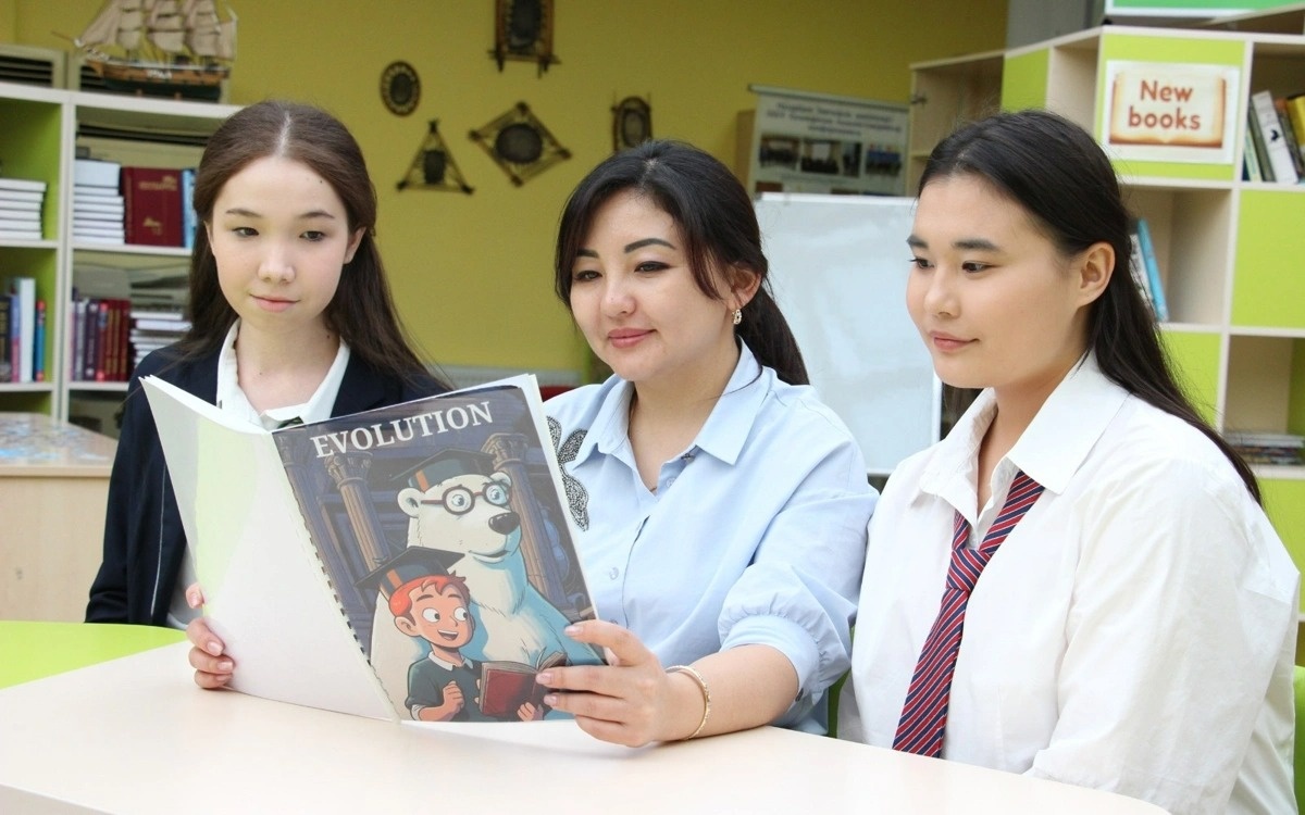 Комикс со шрифтом Брайля для незрячих создали школьники в Кызылорде