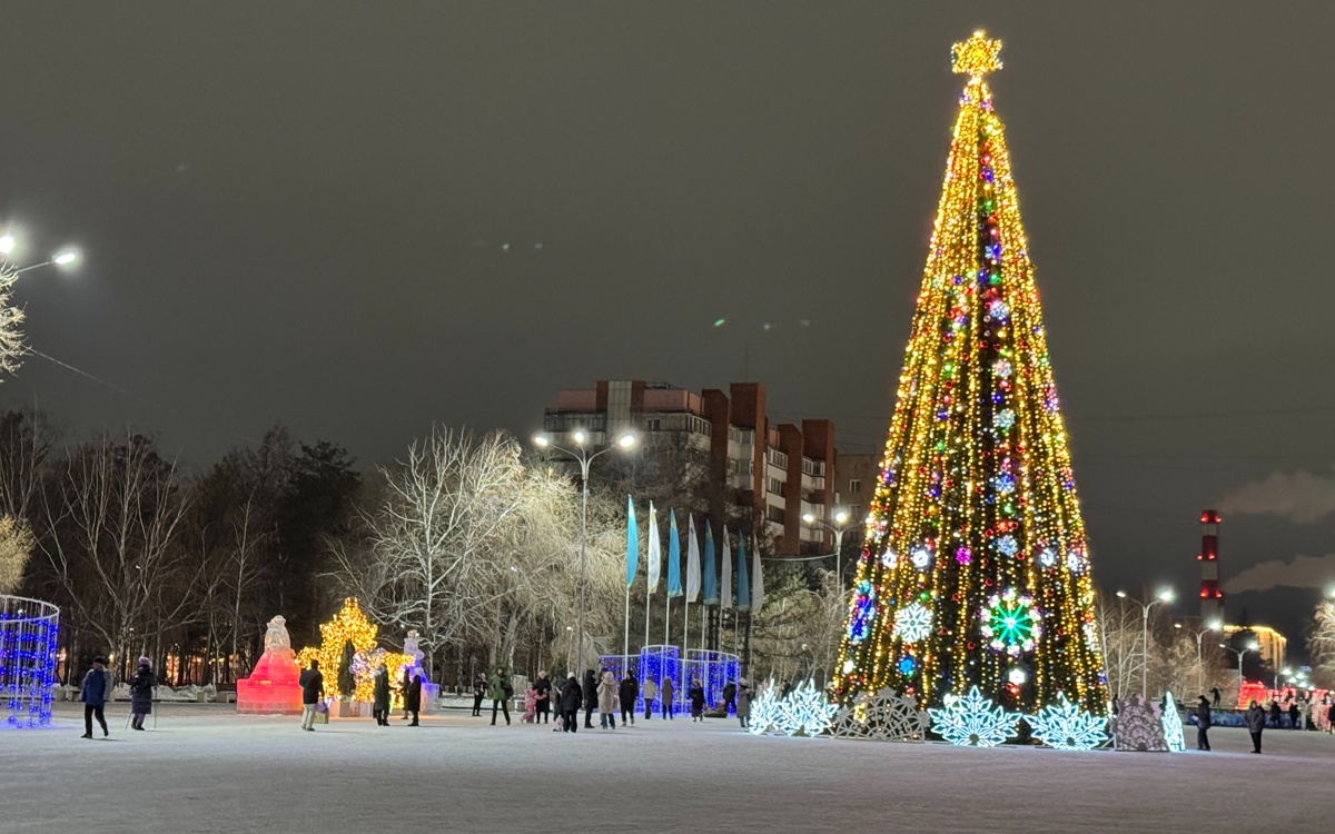 Где будут работать катки и ледовый городок в Костанае