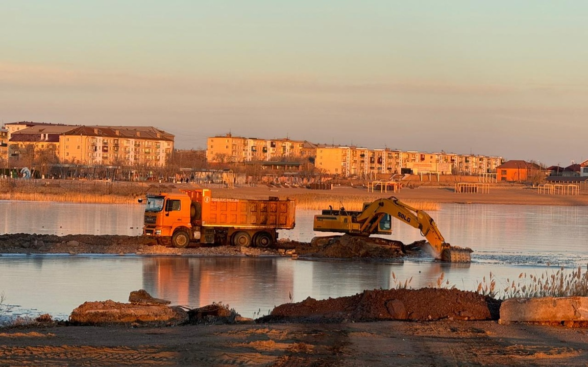 Более 700 тысяч кубометров ила планируют вывезти со дна озера Балхаш