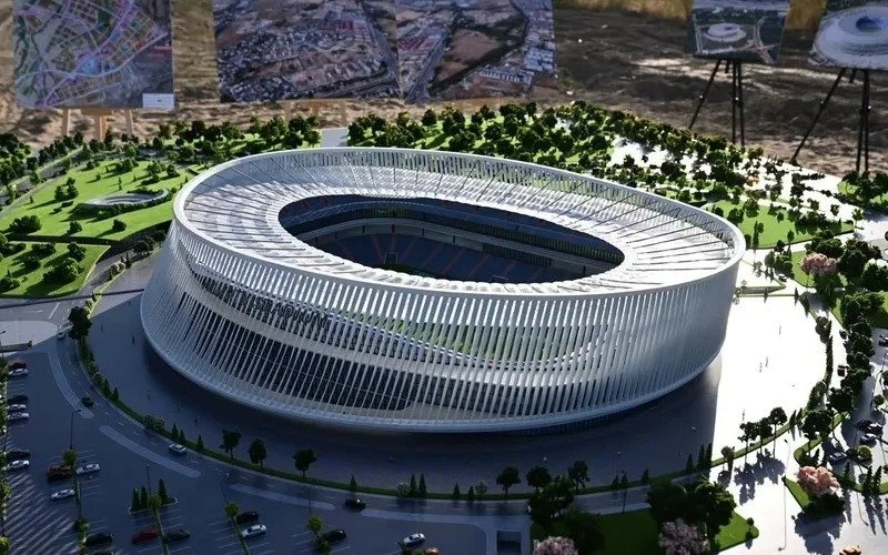 Названы новые сроки готовности футбольного стадиона в Алматы на 35 тысяч мест