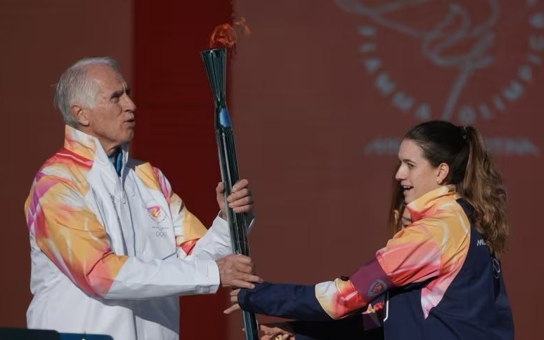 Эстафета Олимпийского огня стартовала в Риме