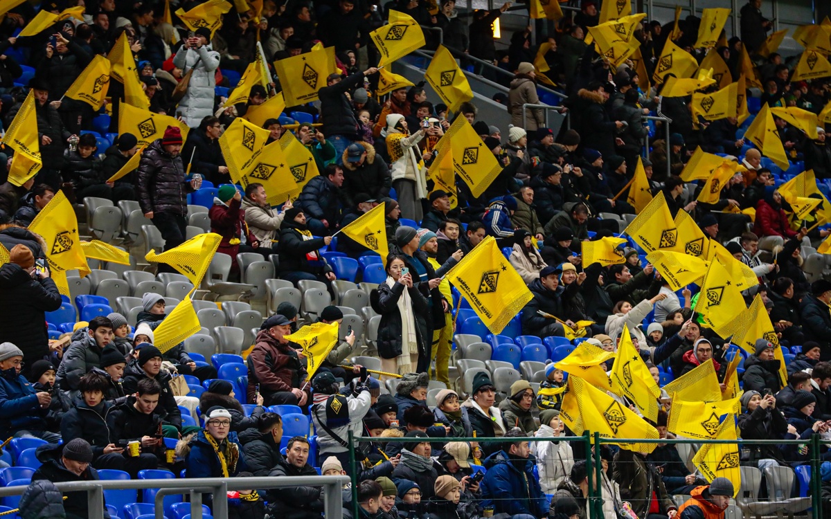 Сколько болельщиков пришло на игру «Кайрат» –«Олимпиакос»