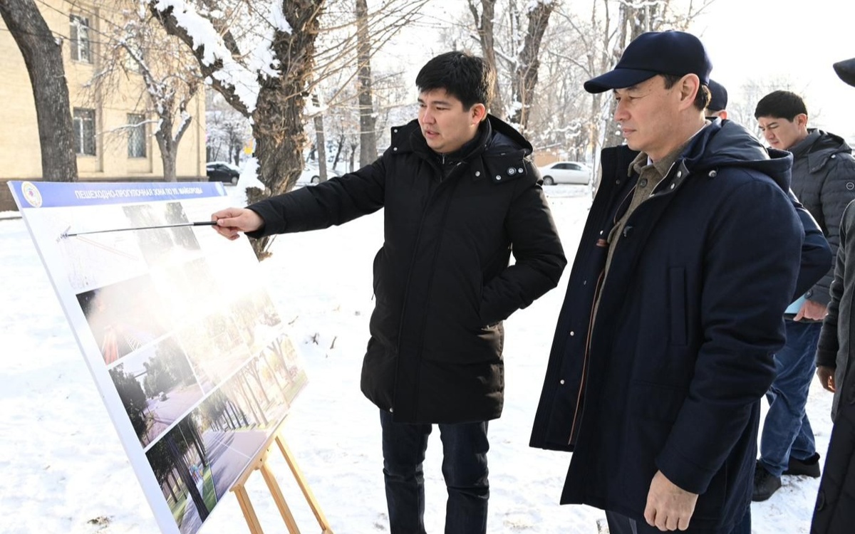Аким Алматы ознакомился с планом благоустройства Турксибского района