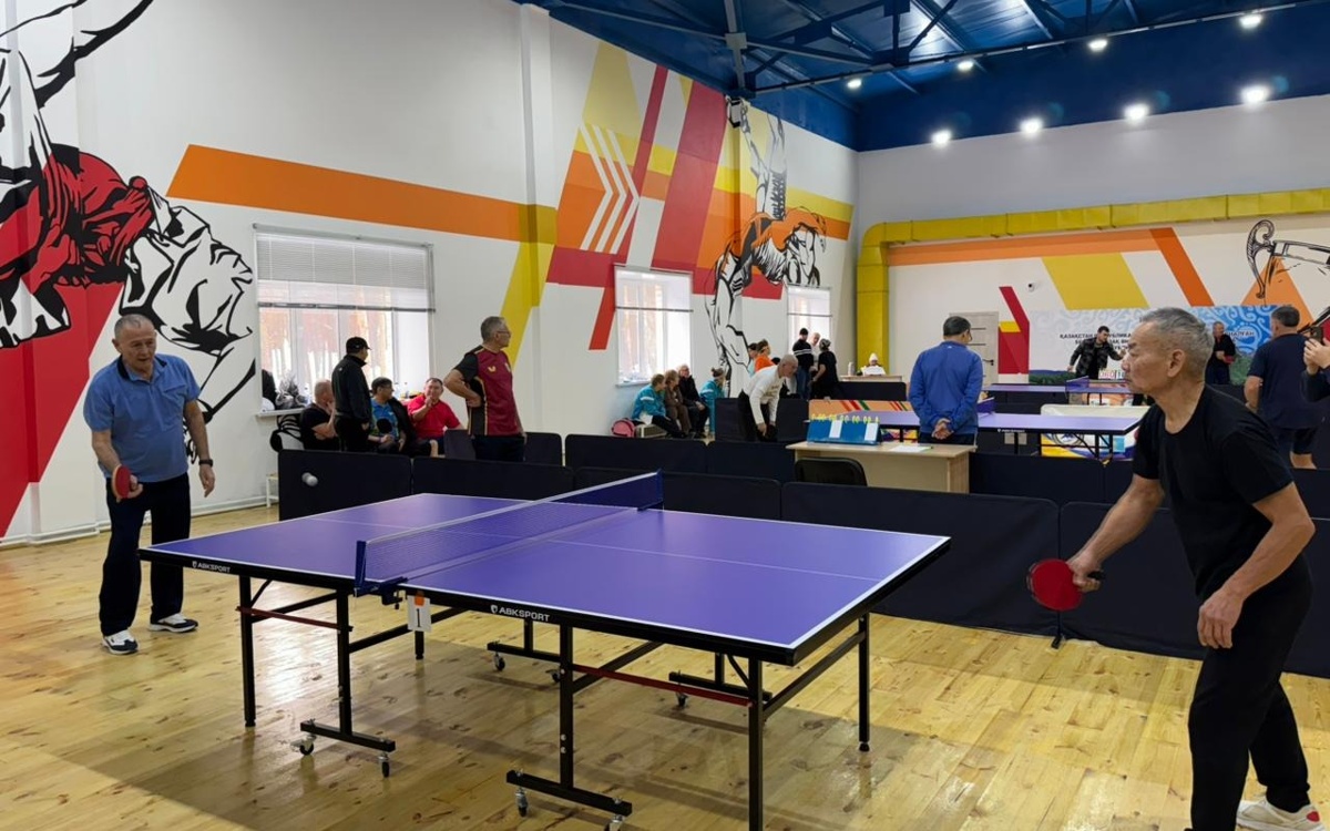Фестиваль спорта среди центров активного долголетия проходит в Акмолинской области
