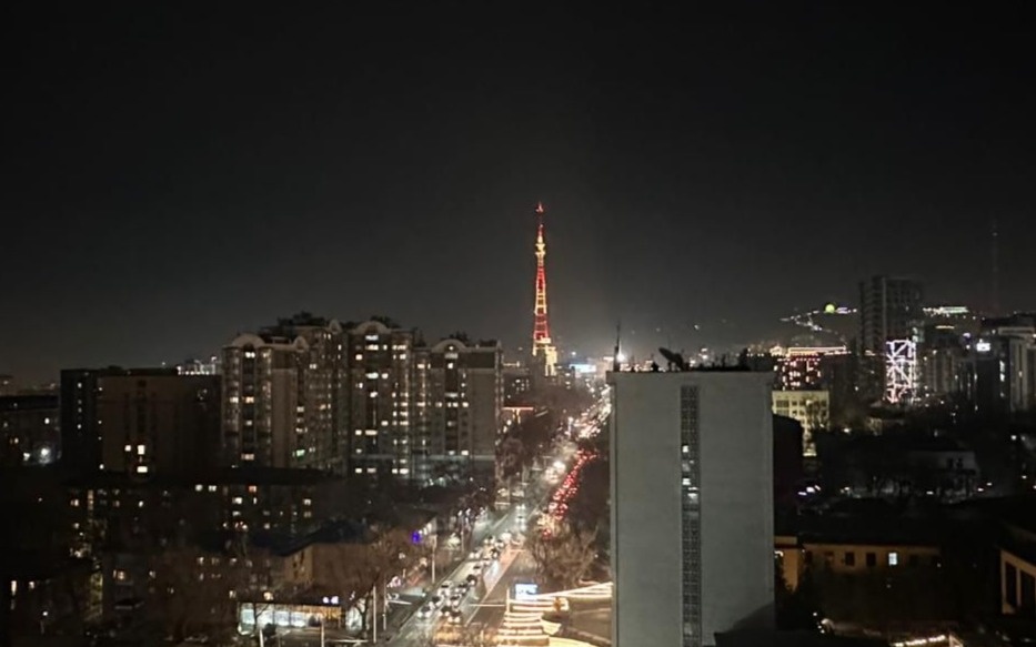 Ко Дню Независимости телебашня Алматы засияла в новом свете