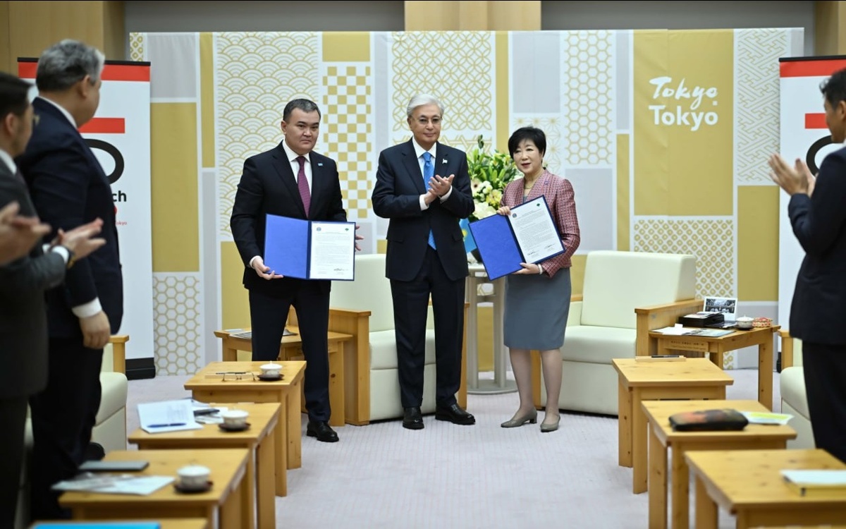 Главы столиц Казахстана и Японии подписали меморандум о взаимопонимании