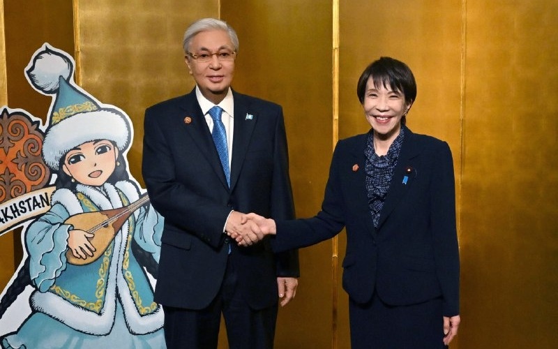 Касым-Жомарт Токаев прибыл на первый саммит Диалога «ЦА — Япония»