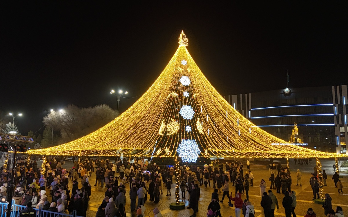 Сколько потратили на новогоднее украшение Талдыкоргана