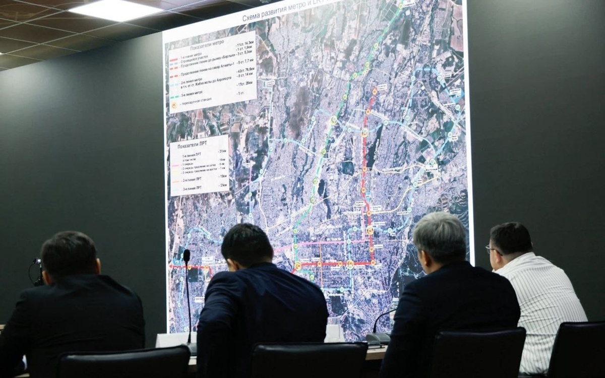 LRT вновь обещают построить в Алматы до 2040 года