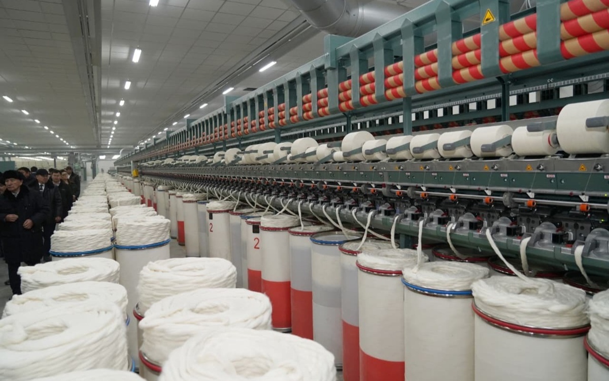 Хлопковый комплекс по производству текстиля запустили в Туркестане