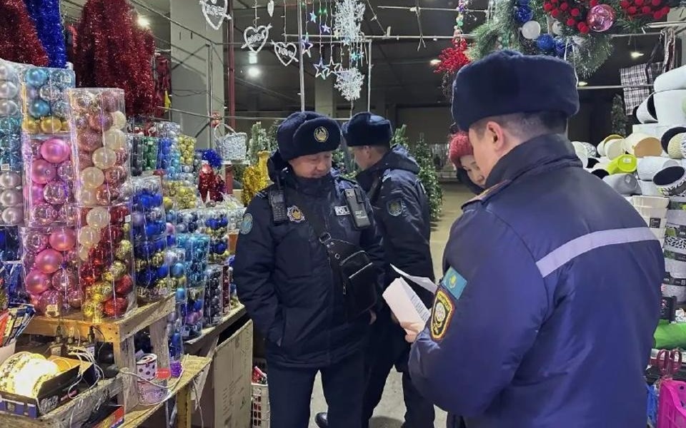 Как борются с незаконной торговлей пиротехникой в Астане