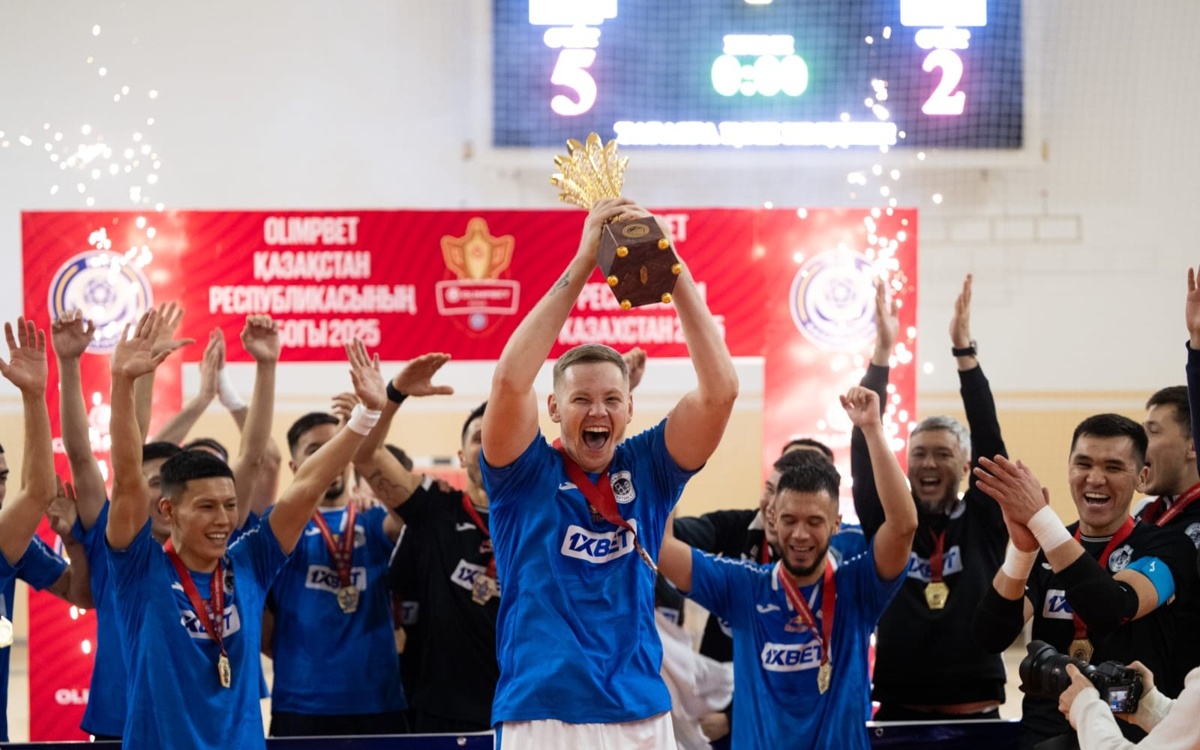 Сила характера и поддержка болельщиков: «Семей» повторно завоевал Кубок Казахстана по футзалу