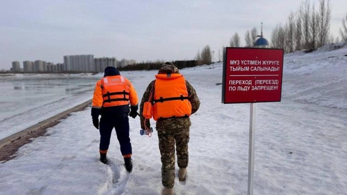 Резкое потепление в Астане: приостановлена работа катка и ледяных горок