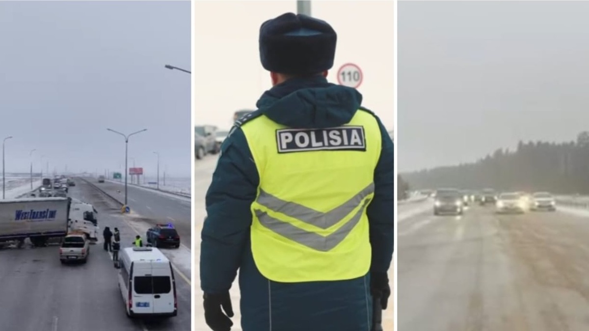 Порядка 3 тысяч машин сопровождают полицейские на трассах Акмолинской области