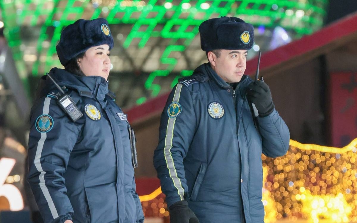 Новогодняя ночь в Казахстане прошла без серьезных происшествий — МВД