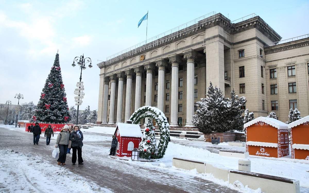 Новогодние выходные в Алматы прошли спокойно — полиция