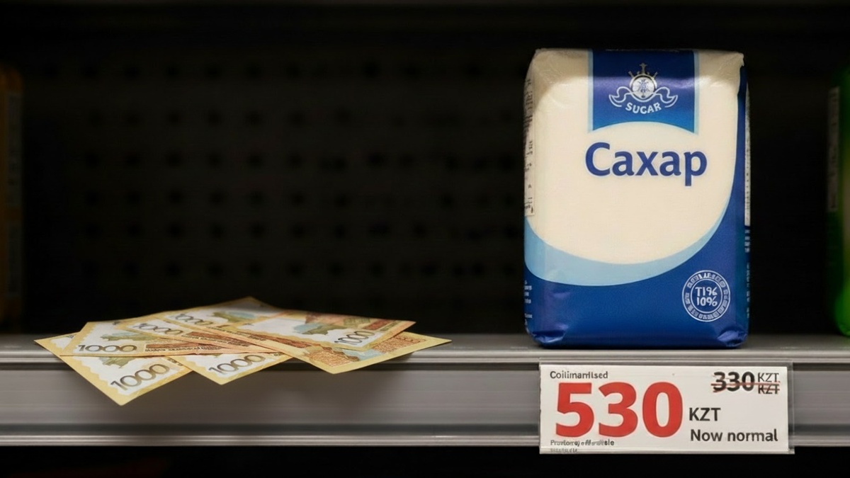 Сколько стоит сахар в городах Казахстана