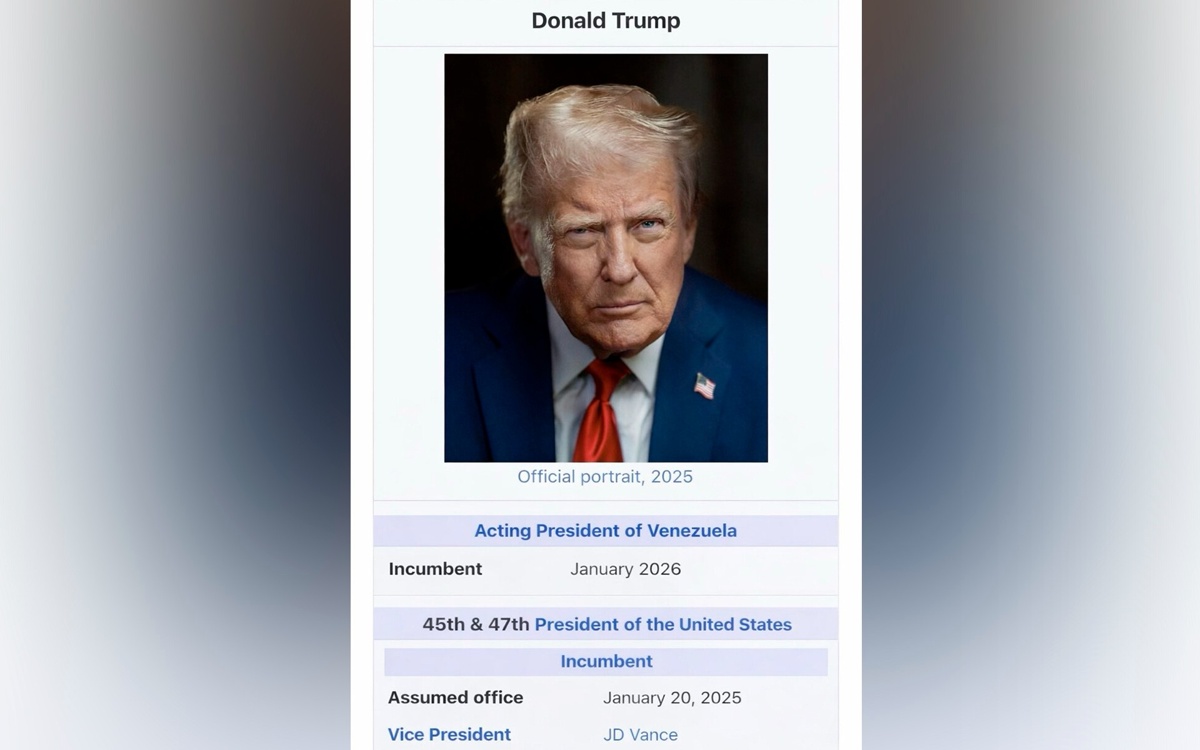 Трамп объявил себя и.о. президента Венесуэлы