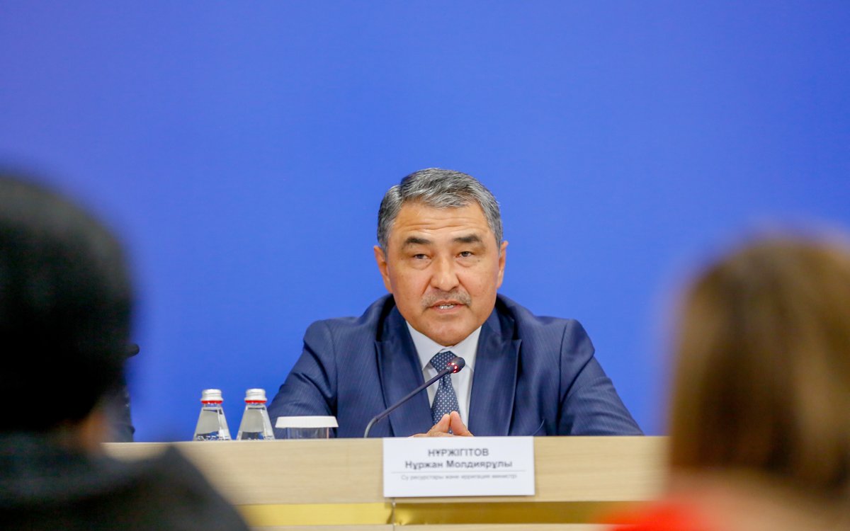Министр Нуржигитов назвал объем «черного» рынка воды в Казахстане