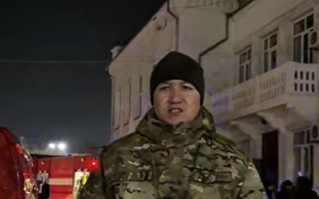 В Жезказгане произошел пожар в здании театра