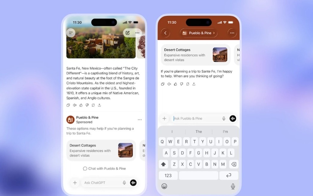 OpenAI запускает рекламу в бесплатной версии ChatGPT