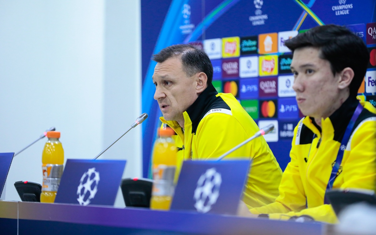 Главный тренер «Кайрата» — о составе и готовности к игре с «Брюгге»