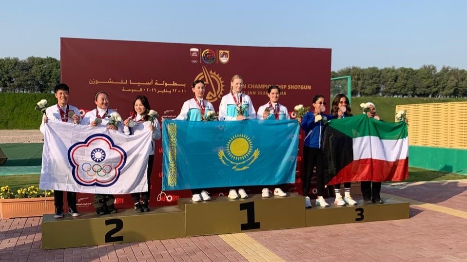 Три мировых и азиатских рекорда обновили казахстанцы на чемпионате Азии по стендовой стрельбе