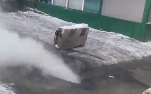 Очередной порыв теплосети произошел в Темиртау