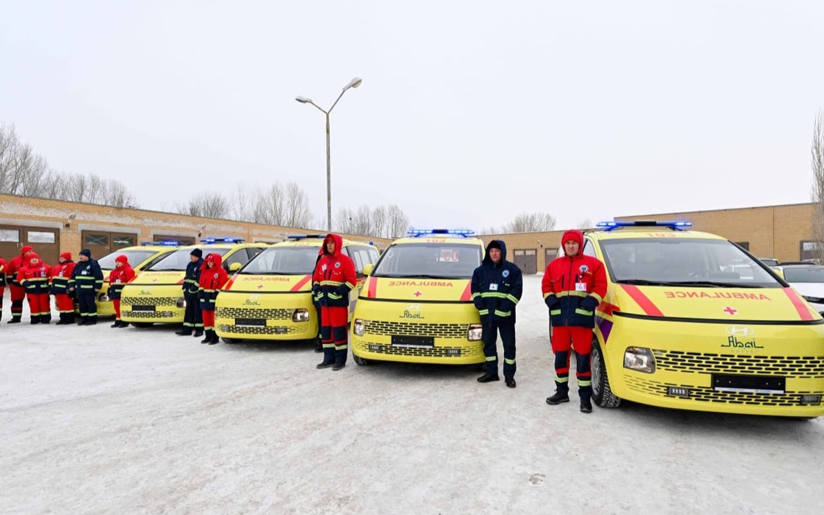 Автопарк станции скорой помощи Семея пополнился новыми автомобилями