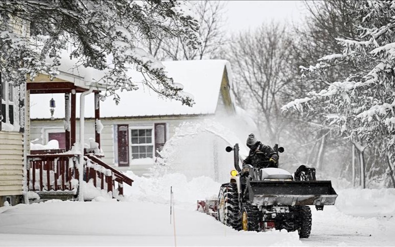 В США из-за мощной снежной бури без света остались около 770 тысяч человек