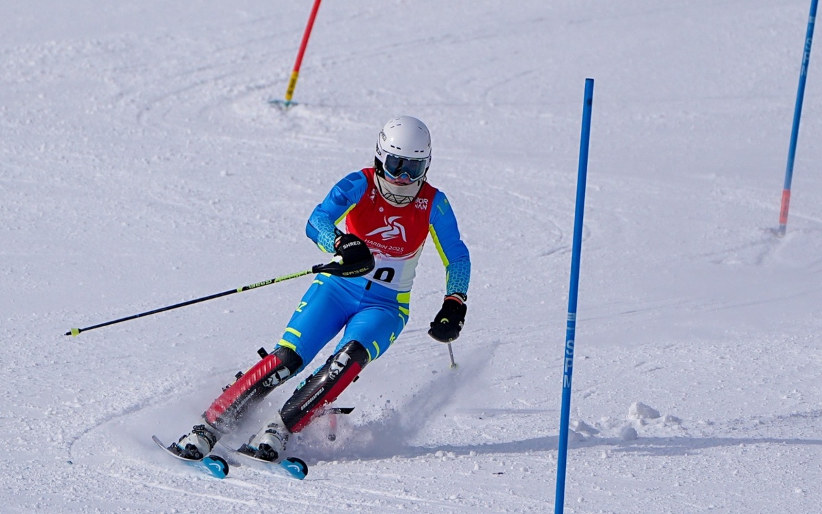 Казахстанская горнолыжница завоевала «серебро» на турнире в Италии