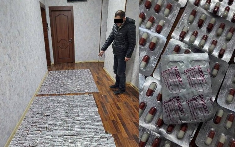 Партия сильнодействующих лекарств задержана на границе Кыргызстана и Узбекистана