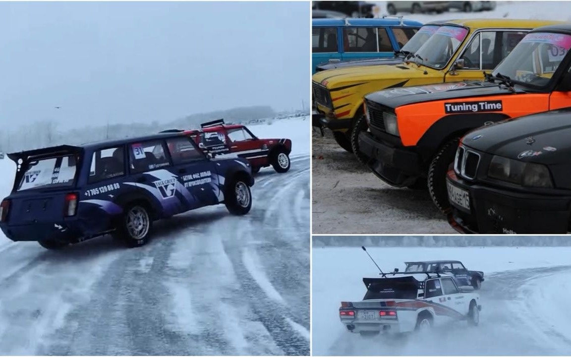 Зимний дрифт в СКО: более 5000 зрителей собрал второй этап Кубка Казахстана