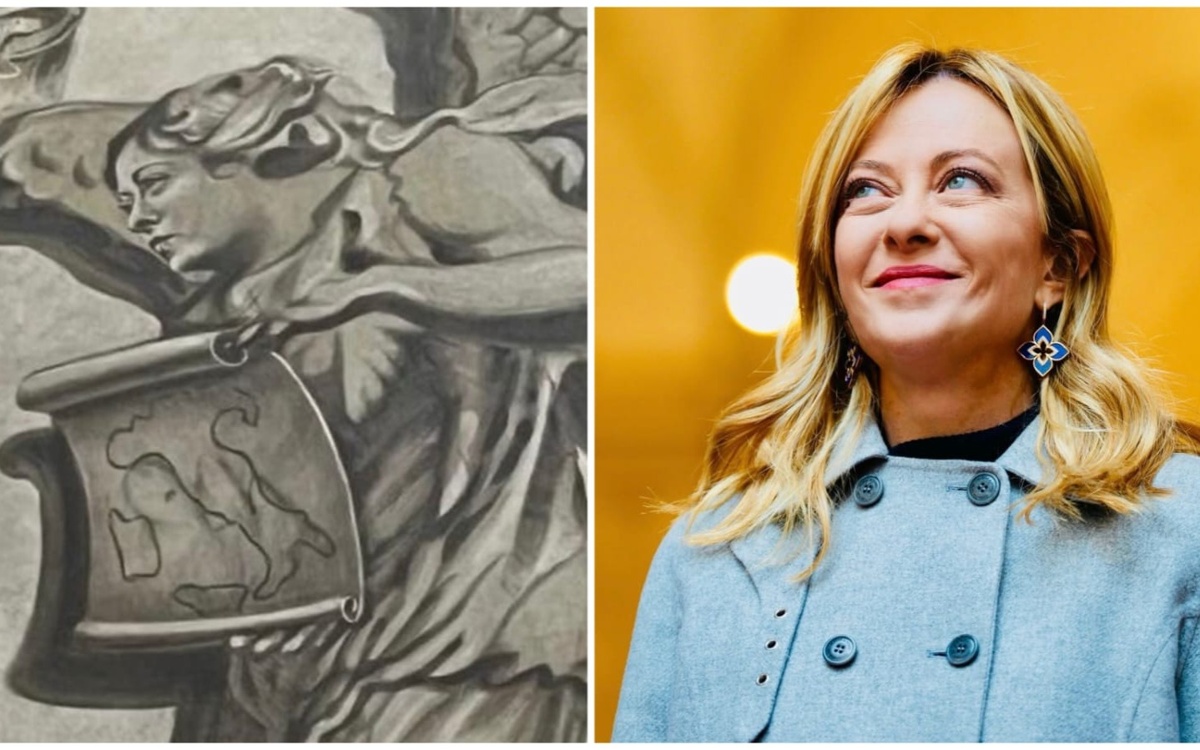 После реставрации церковной фрески лицо ангела стало похоже на премьер-министра Италии