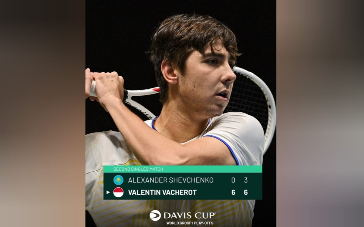 Шевченко проиграл Вашеро, счет в дуэли Казахстан — Монако сравнялся