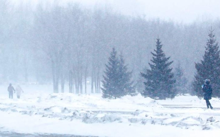 Снег, метель и морозы ожидаются в Казахстане