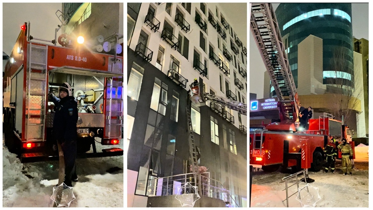 Крупный пожар предотвратили на левобережье Астаны