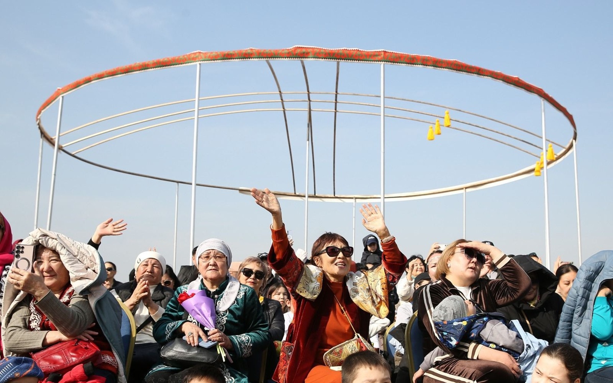 Самый большой шанырак: в Алматы в дни Наурыза установлен мировой рекорд