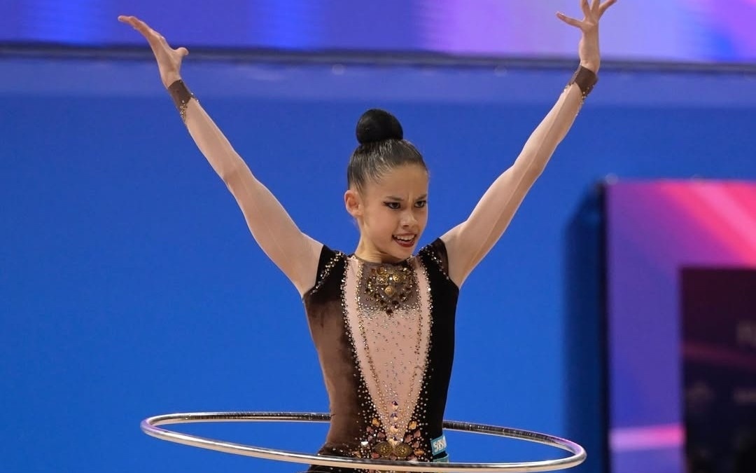 Казахстанская гимнастка завоевала золотую медаль на турнире в Греции