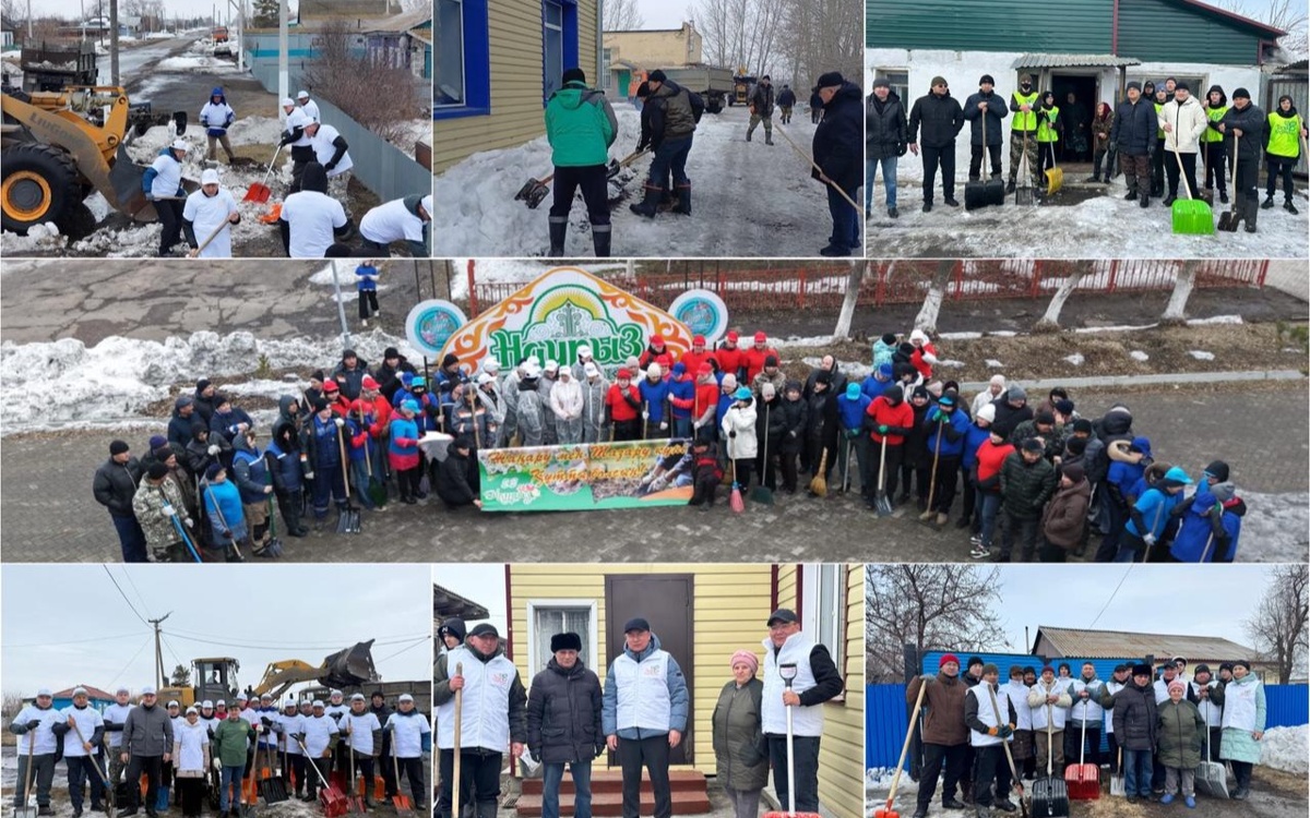 В СКО «Тазару күні» Наурызнама объединила регион добрыми делами