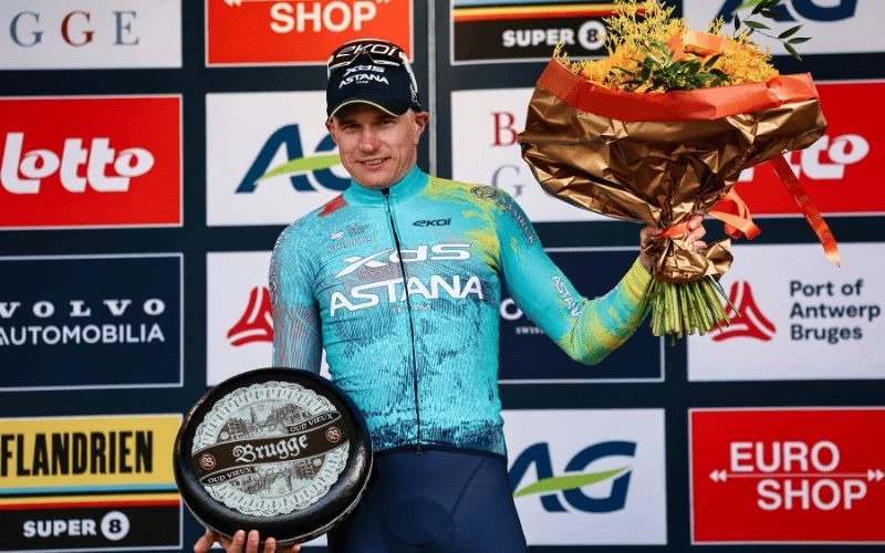 Гонщик «Астаны» вошел в тройку на однодневке в Бельгии