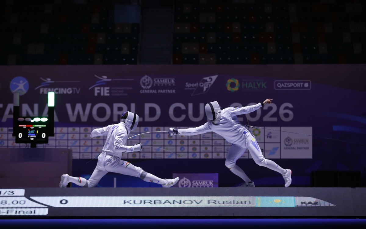 Руслан Курбанов пробился в финал Кубка мира по фехтованию в Астане