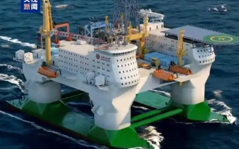 Китай строит плавучий «остров» для глубоководных исследований