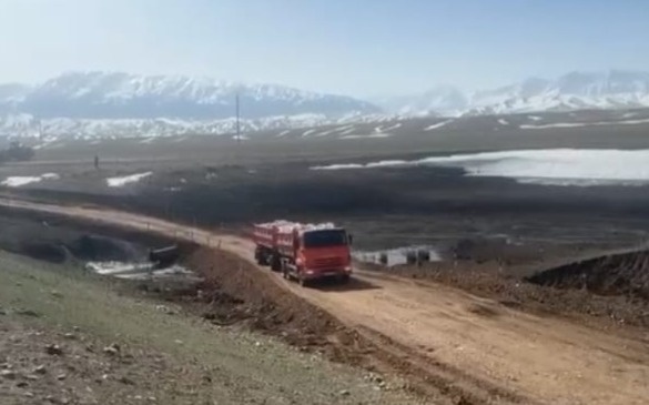 Объездную дорогу открыли в Алматинской области после обвала трассы