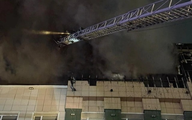 Возгорание на крыше акимата Актобе ликвидировано